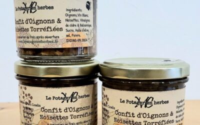 Chutney (Confits d’oignons) Oignon  – Noisettes torréfiées