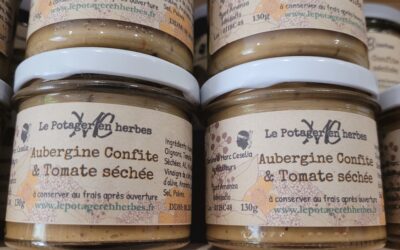 Chutney Aubergine confite et tomate séchée