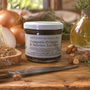 Compotée d'Oignons et Noisettes Torréfiées