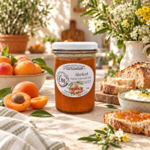 Confiture d’abricot au thym infusé